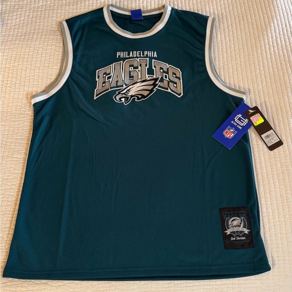 NFL Philadelphia Eagles Jersey Basketball Jersey sleeveless NWT!!